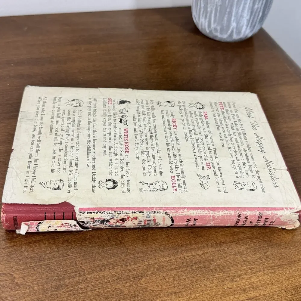 The Happy Hollisters at Mystery Mountain Jerry West 1954 Hardcover w/ Dust
